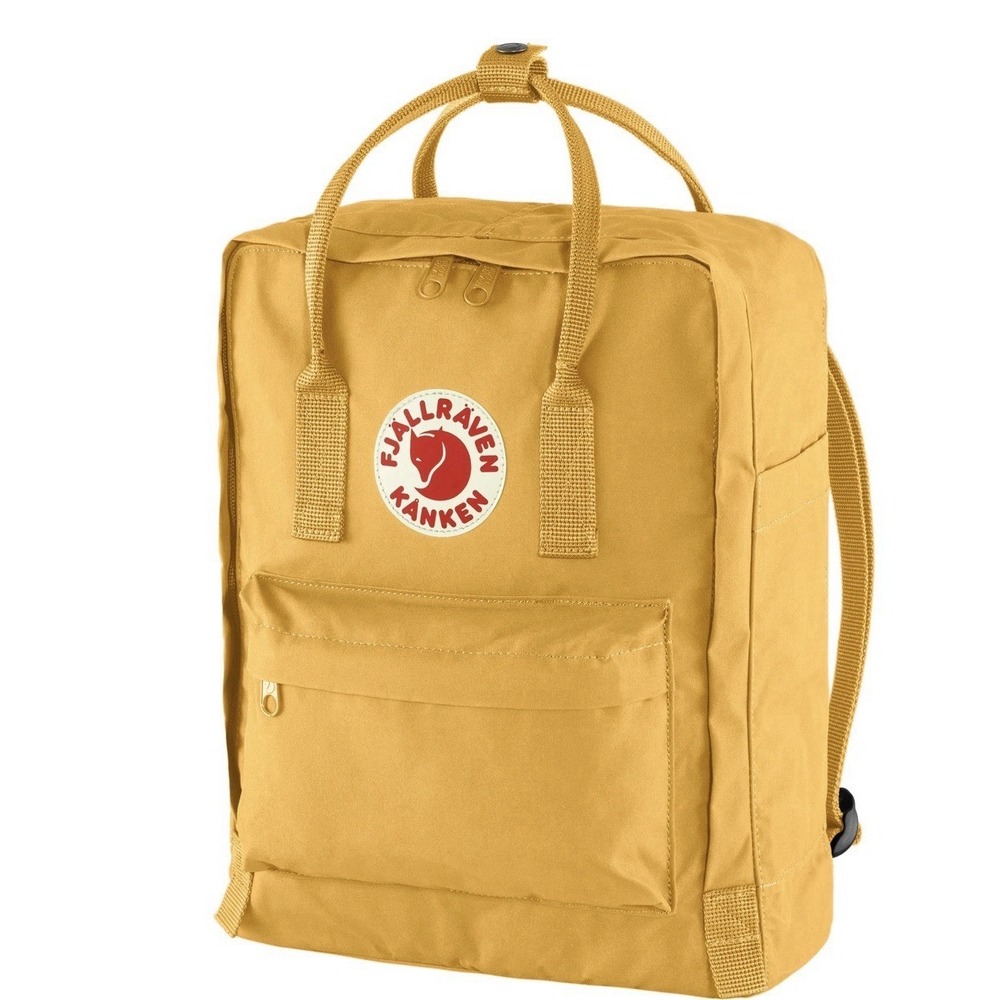 New Fjallraven Kanken Classic Backpack Ochre Yellow 23510 Sweden Canvas - Picture 3 of 3